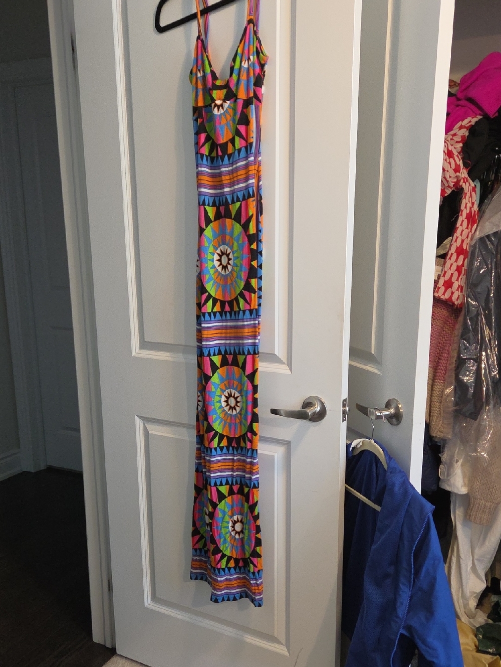 Mara Hoffman Multicolor Geometric Maxi Dress